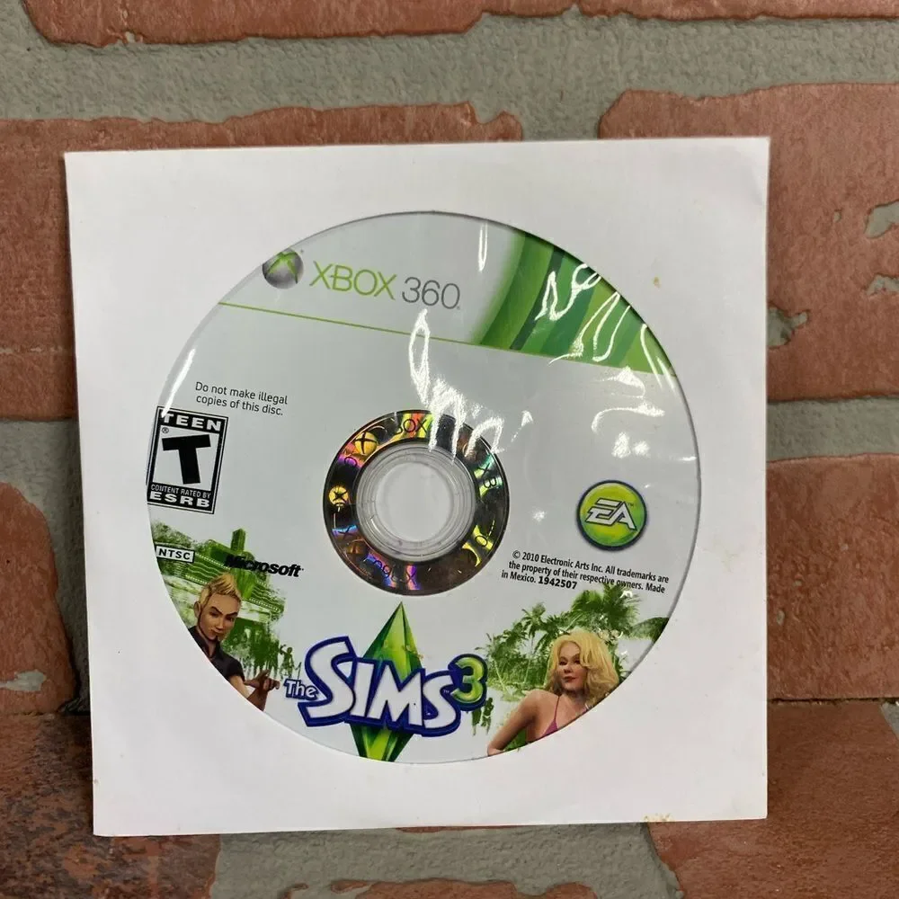 The Sims 3 (Microsoft Xbox 360, 2010) - Great Disc , Disc Only